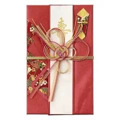 新品〈大判 きらり 赤〉御祝儀袋 ご祝儀袋 金封 のし袋 熨斗袋 御結婚御祝