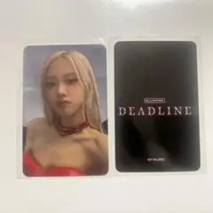 BLACKPINK DEADLINE ロゼ トレカ