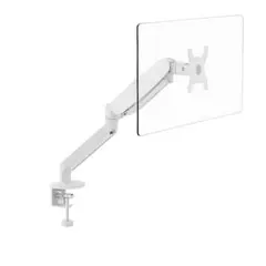 モニターアーム 12-32インチ対応耐荷重2-9kg (ホワイト, シングル)