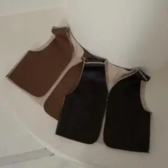 lawgy reversible boa vest