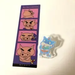 ぶりぶりざえもんクリアフォト&クレヨンしんちゃんアクリルクリップ