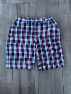 COMME CA ISM チェック柄 半ズボン 100A