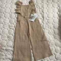 タイニーマノン ニットサロペット オールインワン オーバーオール 110cm