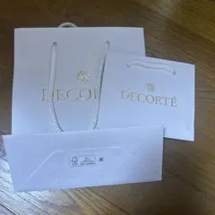 デコルテ商品袋2枚 傷や汚れ無し 値段は交渉可能です