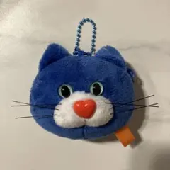 mojojojo モジョジョジョ フェイスマスコットポーチ　青　プライズ品