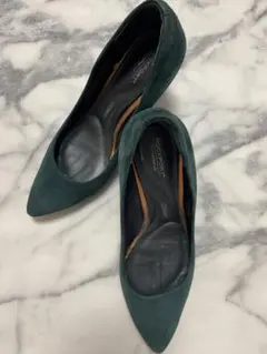 FRANCESCO RUSSO スエード フラットシューズ グリーン FRANCESCO RUSSO スエード フラットシューズ グリーン - メルカリ