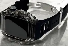 BS★AppleWatchバンド　ラバーベルトカバー　アップルウォッチケース