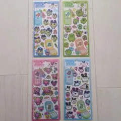 平成はっぴーフォン　たまごっち　まめっち　くちぱっち　ふらわっち　みみっち　4点