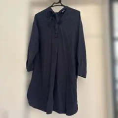 マタニティ ロング丈ブラウス　ワンピース