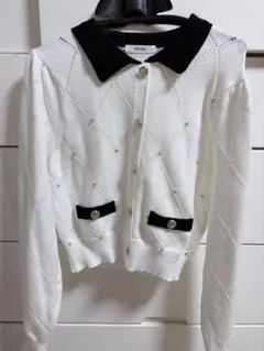 NICE CLAUP ナイスクラップ ニット カーディガン