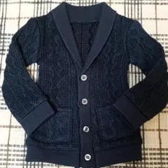 ボークス製 ニットカーディガン(紺) S13B~SD17ドールサイズ