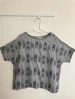marble SUD 猫柄刺繍 半袖ブラウスのサムネイル