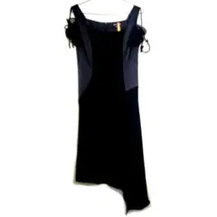 美品ブラック ワンピース ドレス　パーティー 　卒業式 結婚式　入学式