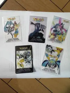 ポケモン 初音ミク ポケミクライブ ららぽーと 特典 クリアカード 全5種セット