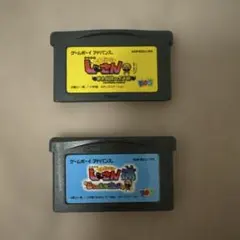 【GBA】でんじゃらすじーさんのゲームソフト2個セット(ソフトのみ)