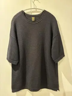 BATONER ニットtシャツ blackのサムネイル