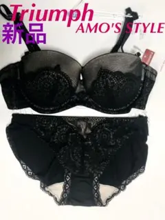 新品トリンプ レースシフォン ブラジャー ショーツセットトリンプ