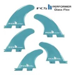 FCS II Performer フィン 5枚セット グリーンのサムネイル