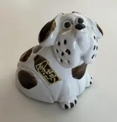 陶器製ペン立て　犬の置物 陶器製 小物入れ