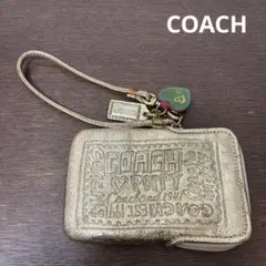 COACH POPPY コーチ　ポピー　リストレット　ゴールドカラー