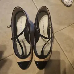 NEORHYTHM パンプス 22.5cm ベージュ/黒