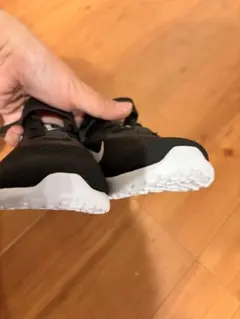 専用Nike ベビースニーカー 黒 メッシュ ベルクロ