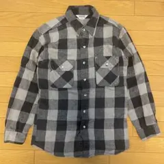 Five Brother 80s ネルシャツ アメリカ製 グレー ブラックのサムネイル