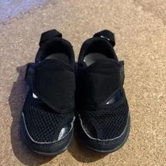イフミー　ブラック メッシュ ベビーサンダル　ウォーターシューズ　15センチ