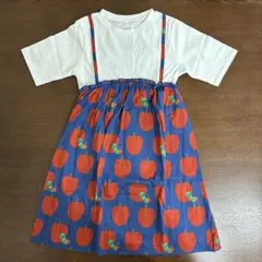 グラニフ はらぺこあおむし 半袖ワンピース 130