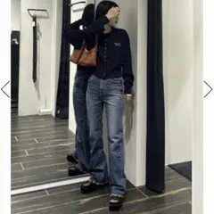 MOUSSY 【エムブイエス ダークブルー フレア】