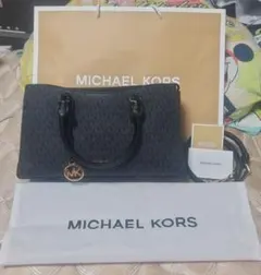 MICHAEL KORS MK シグネチャー ハンドバッグ 保存袋付 超美品 - メルカリ