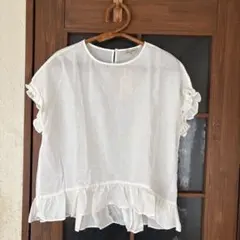 値下げしました！SM2/サマンサモスモス新品タグ付き♪② 綿麻フリルブラウス