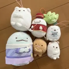すみっコぐらし　てのりぬいぐるみ　マスコット　７種セット　まとめ売り