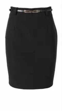 美品　スカート 黒スカート　タイトスカート　ミニ　ショート　膝上