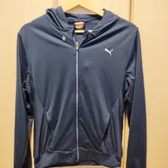 PUMA プーマ レディース フード ジャケット ネイビー M