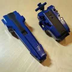 BEYBLADE X BX-07 ストリングランチャーR、グリップ　ブルー正規