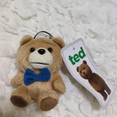 Ted テディベア ぬいぐるみ 青い蝶ネクタイ 可愛い