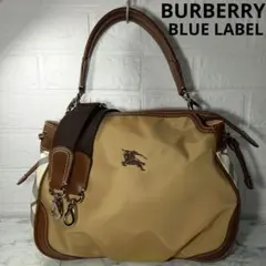 美品✨バーバリーブルーレーベル ワンショルダーバッグ レザー メタルロゴ グレー 美品✨バーバリーブルーレーベル ワンショルダーバッグ レザー