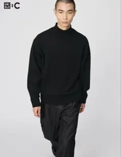 UNIQLO:C ハイネックセーター XXL ブラック
