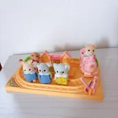 すぐ発送★シルバニア　かわいい汽車ぽっぽセット　人形　まとめ売り