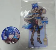 KAITO 初音ミク×アニメイトカフェ　アクリルスタンド　缶バッジ