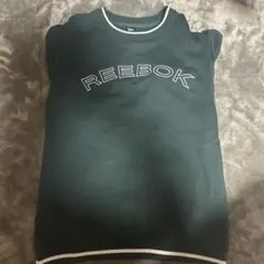 Reebok ダークグリーン トレーナー Mサイズ