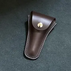 トロンボーン/ユーフォニアム用マウスピースポーチ ハンドメイド イタリアンレザーのサムネイル