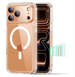 ESR iPhone 17 Proケースワイヤレス充電クリア MagSafe対応
