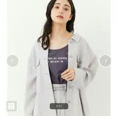 新品未使用タグ付きリエンダリネンライクフラップポケットJK