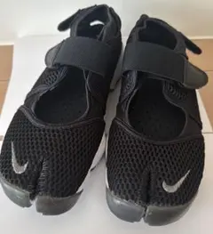 美品❣️NIKE エアリフト　　ブラックメッシュ　24.0