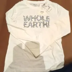 Whole Earth キッズ ロングTシャツ 150cm ホワイトのサムネイル