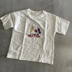 ZARA バックプリント半袖Tシャツ 98 白 鍵 key スケボー スマイルのサムネイル