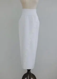 ポワ ボタンラインスカート ブラック Sサイズ pois | Mercari