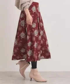 SunaUna 【＆yours project／オリエンタルプリント　スカートのサムネイル